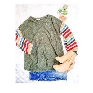 Bubble Sleeve Sweater